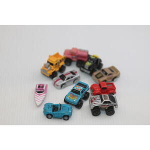 Vintage Micro Machines Mini Diecast Car Lot 80s 90s cars toys rare boat truck